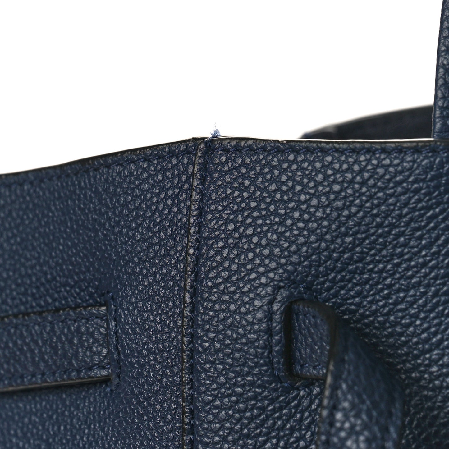 Soft Grained Calfskin Small Belt Cabas Phantom Dark Blue