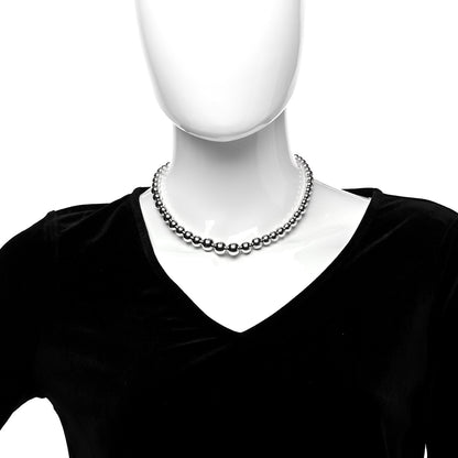 Tiffany Sterling Silver HardWear Graduated Ball Necklace 2 of 5