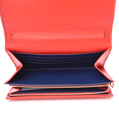 Loewe Lambskin Continental Clutch Primary Red 5 of 11