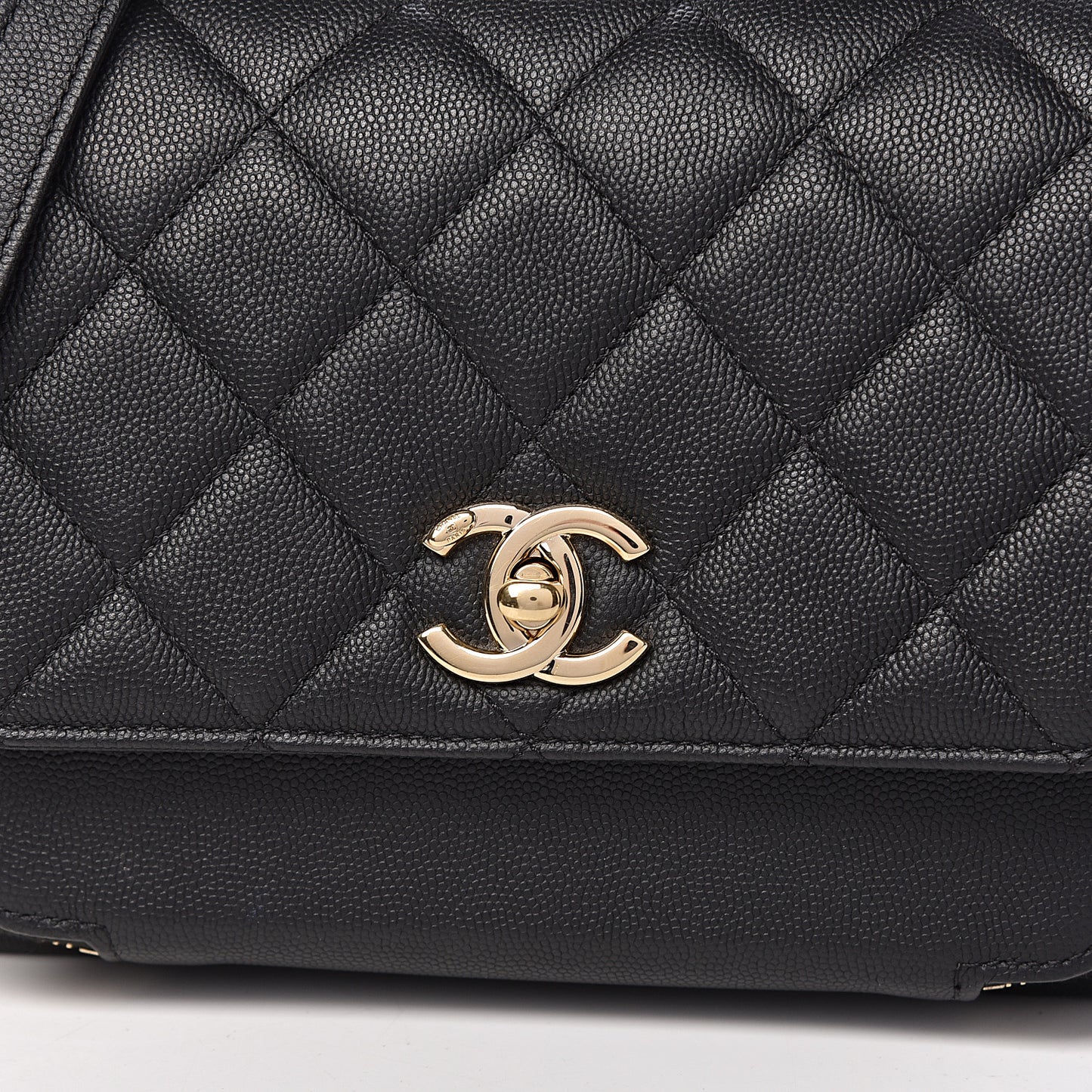 Caviar Quilted Medium Business Affinity Flap Black