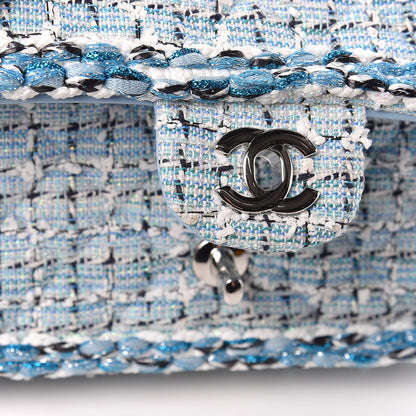 Chanel Tweed Braid Mini Flap Blue White Navy 11 of 11