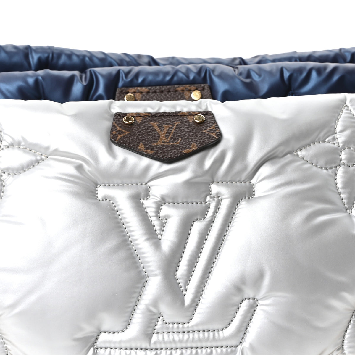 Louis Vuitton Econyl Monogram Pillow Maxi Multi Pochette Accessories Navy Silver 7 of 9