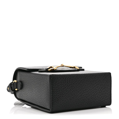 Gucci Dollar Calfskin Vertical Horsebit 1955 Crossbody Bag Black 4 of 10