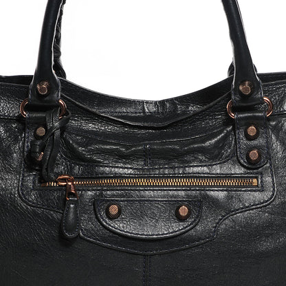 Balenciaga Agneau Giant 12 Rose Gold Hardware Part Time Anthracite 10 of 13
