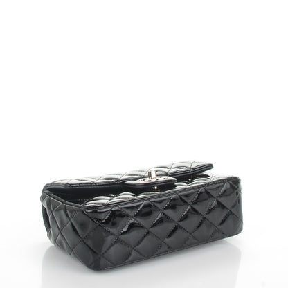 Chanel Patent Calfskin Quilted Mini Rectangular Flap Black 4 of 7