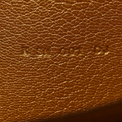 Hermes Metallic Chevre Chamkilight Kelly Pocket Long Wallet Dore 7 of 8