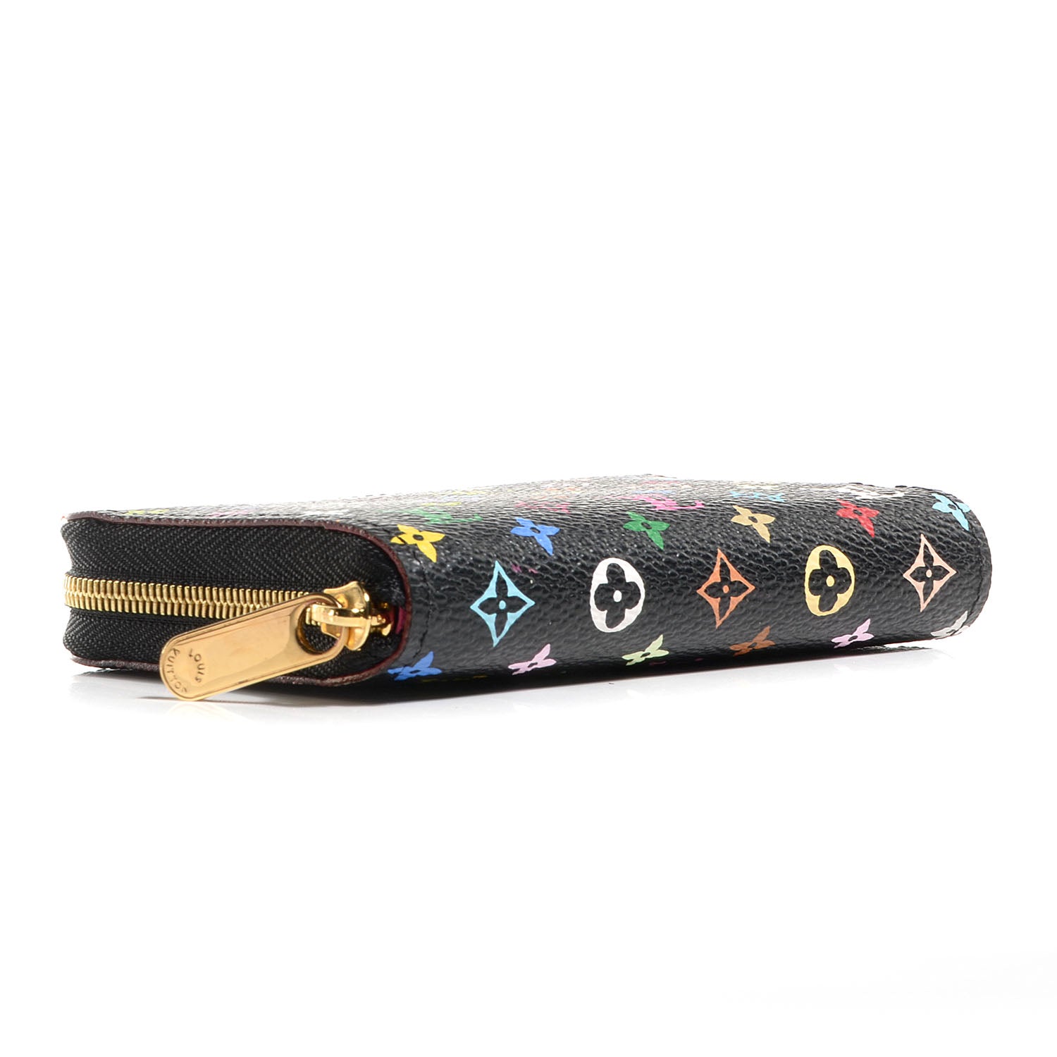 Louis Vuitton Monogram Multicolor Zippy Coin Purse Black Grenade 4 of 9
