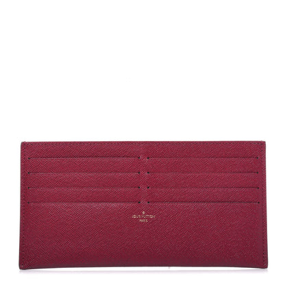 Louis Vuitton Calfskin Felicie Card Holder Insert Fuchsia 1 of 8