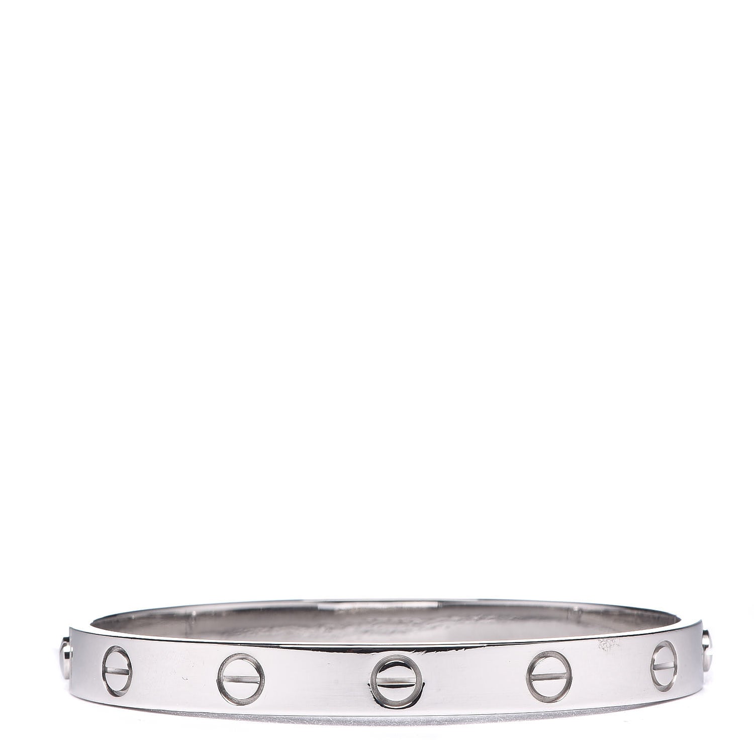 Cartier 18K White Gold LOVE Bracelet 16 3 of 5