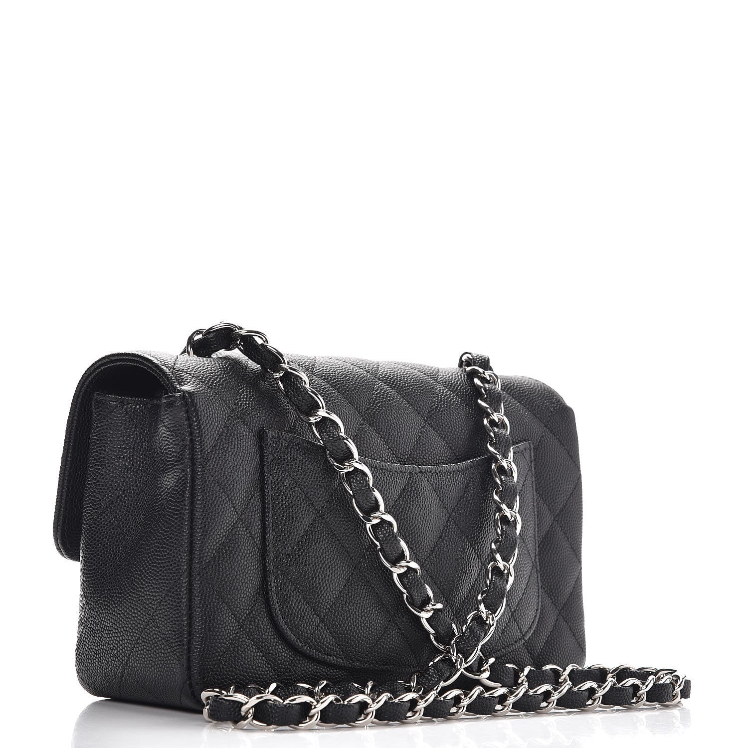 Chanel Caviar Quilted Mini Rectangular Flap Black 3 of 8