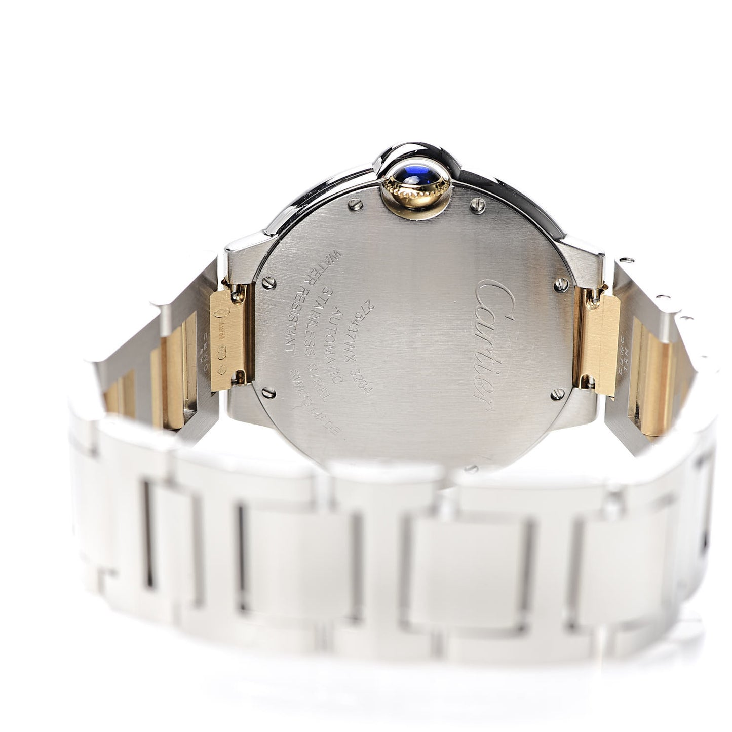 Stainless Steel 18K Yellow Gold 36mm Ballon Bleu De Automatic Watch
