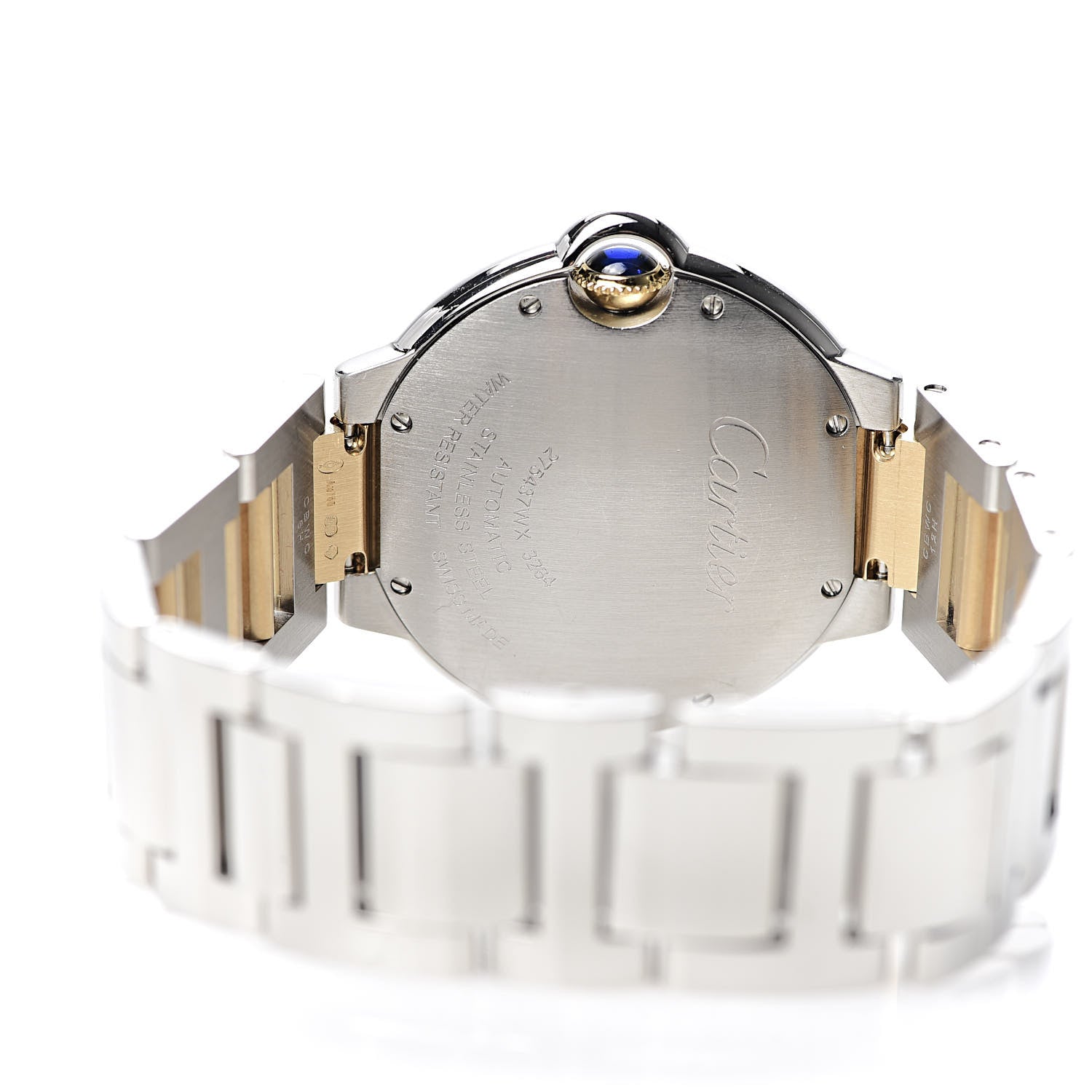 Cartier Stainless Steel 18K Yellow Gold 36mm Ballon Bleu De Automatic Watch 4 of 5