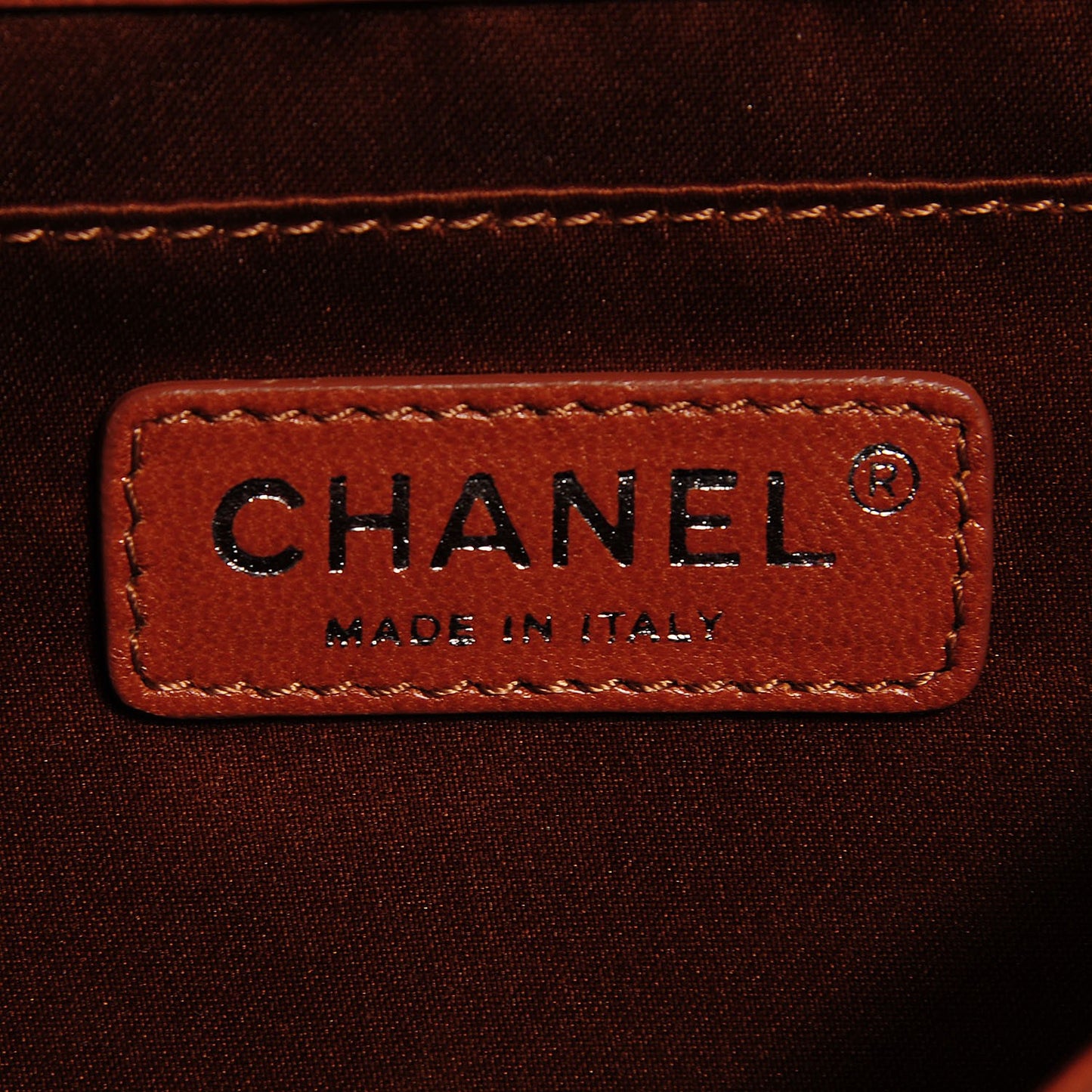 Suede Coco Twin Large Flap Marron
