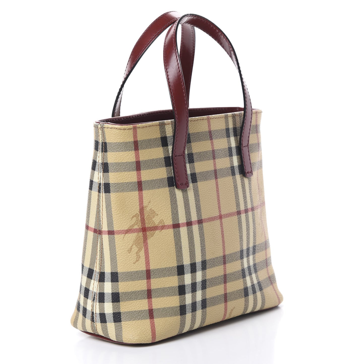Haymarket Check Small Tote Red