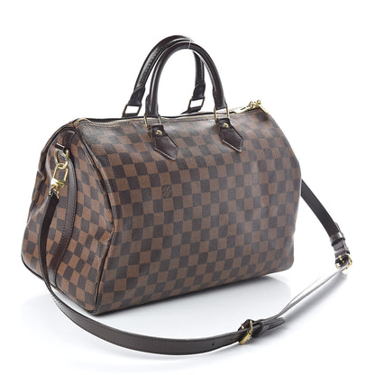 Louis Vuitton Damier Ebene Speedy Bandouliere 35 3 of 14