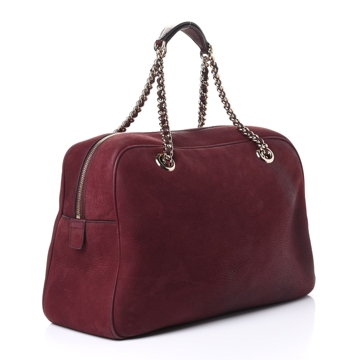 Vitello Range Medium Soho Bowler Burgundy