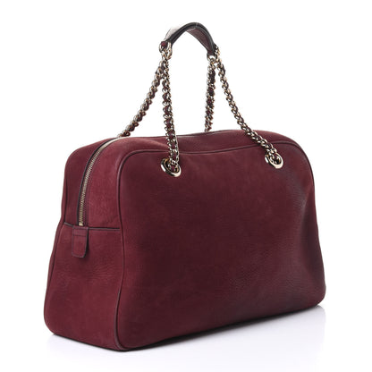 Gucci Vitello Range Medium Soho Bowler Burgundy 2 of 4