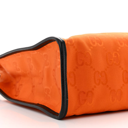 Gucci Econyl Nylon Monogram Off The Grid Long Tote Bag Carrot Orange Black 9 of 10