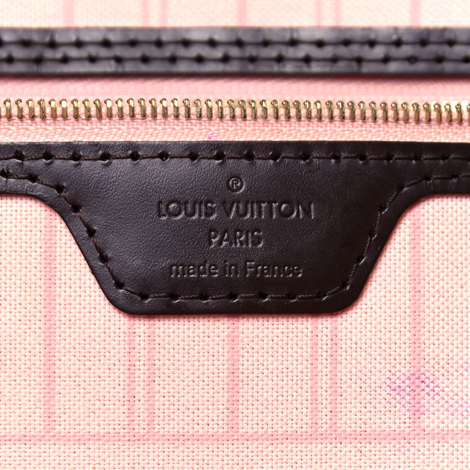 Louis Vuitton Damier Ebene Neo Neverfull MM Rose Ballerine 6 of 18