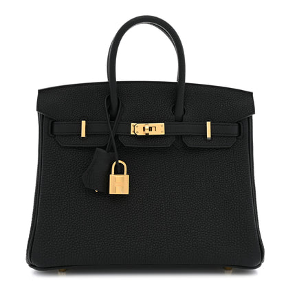 Hermes Togo Birkin 25 Black 1 of 11