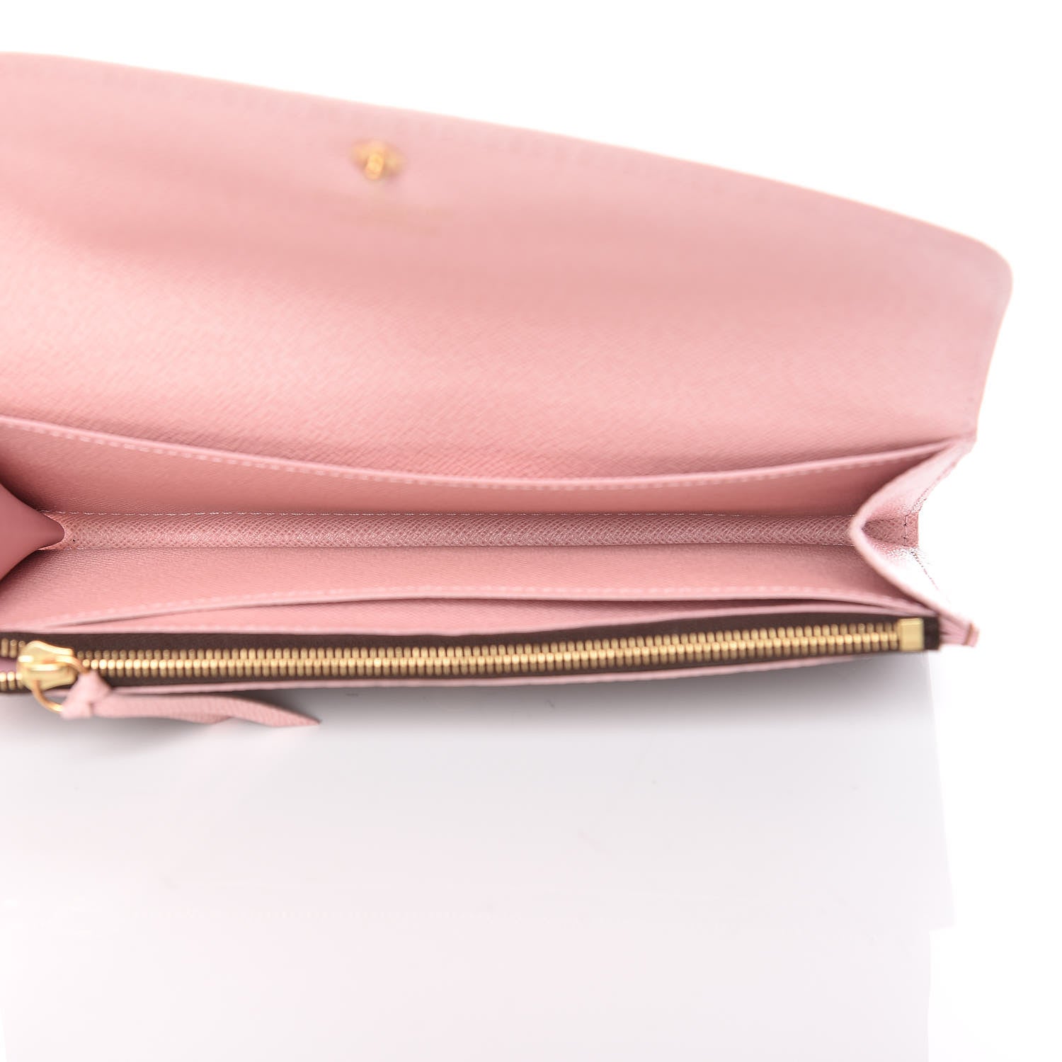 Louis Vuitton Damier Ebene Caissa Wallet Rose Ballerine 5 of 9