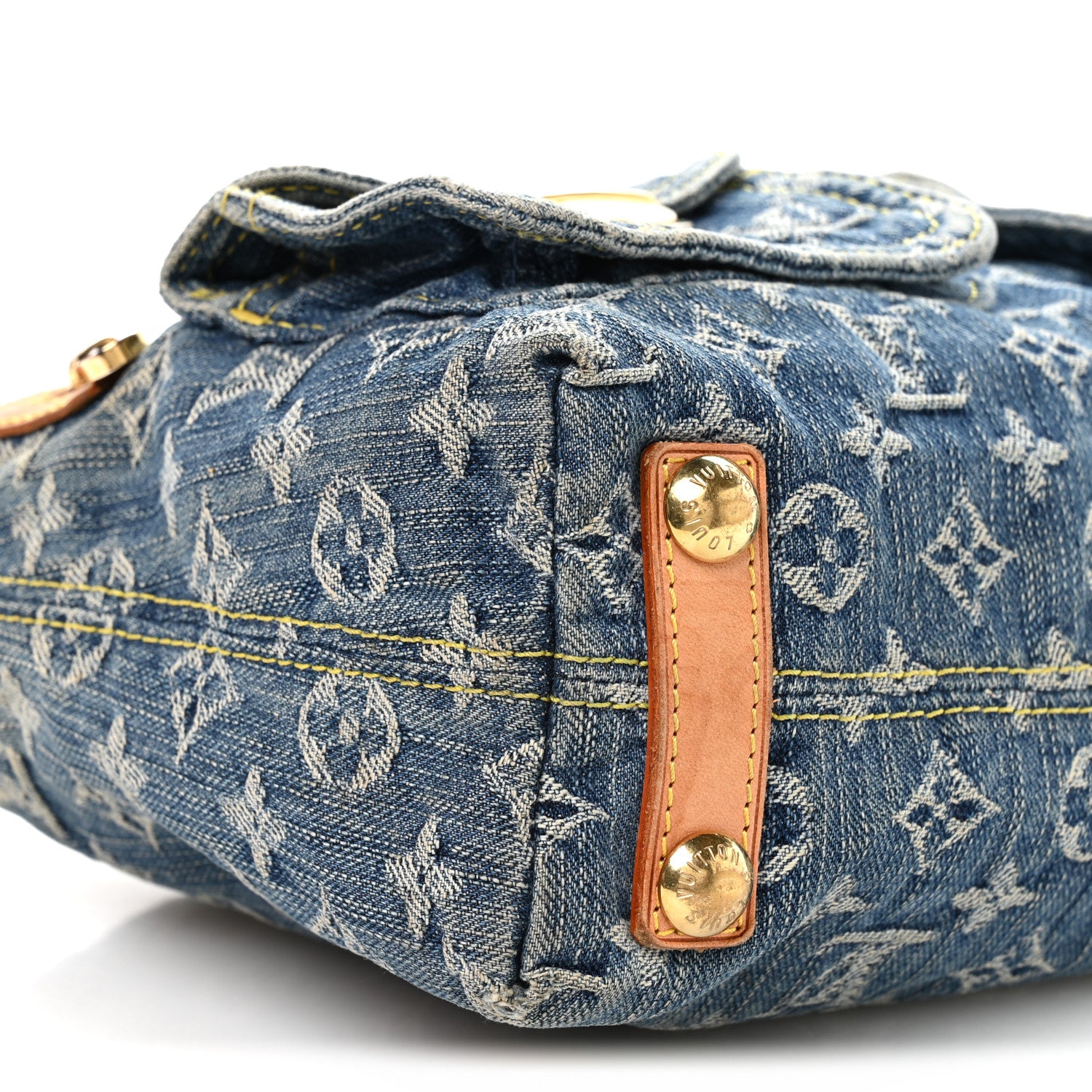 Louis Vuitton Monogram Denim Baggy PM Blue 8 of 12