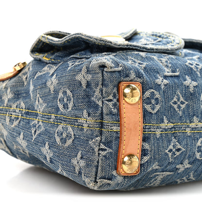 Louis Vuitton Monogram Denim Baggy PM Blue 8 of 12