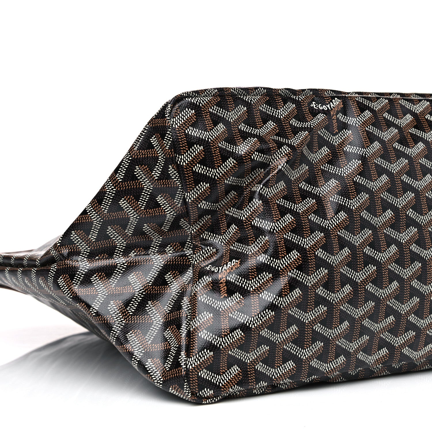 Goyard Goyardine Saint Louis GM Black Gold 8 of 9