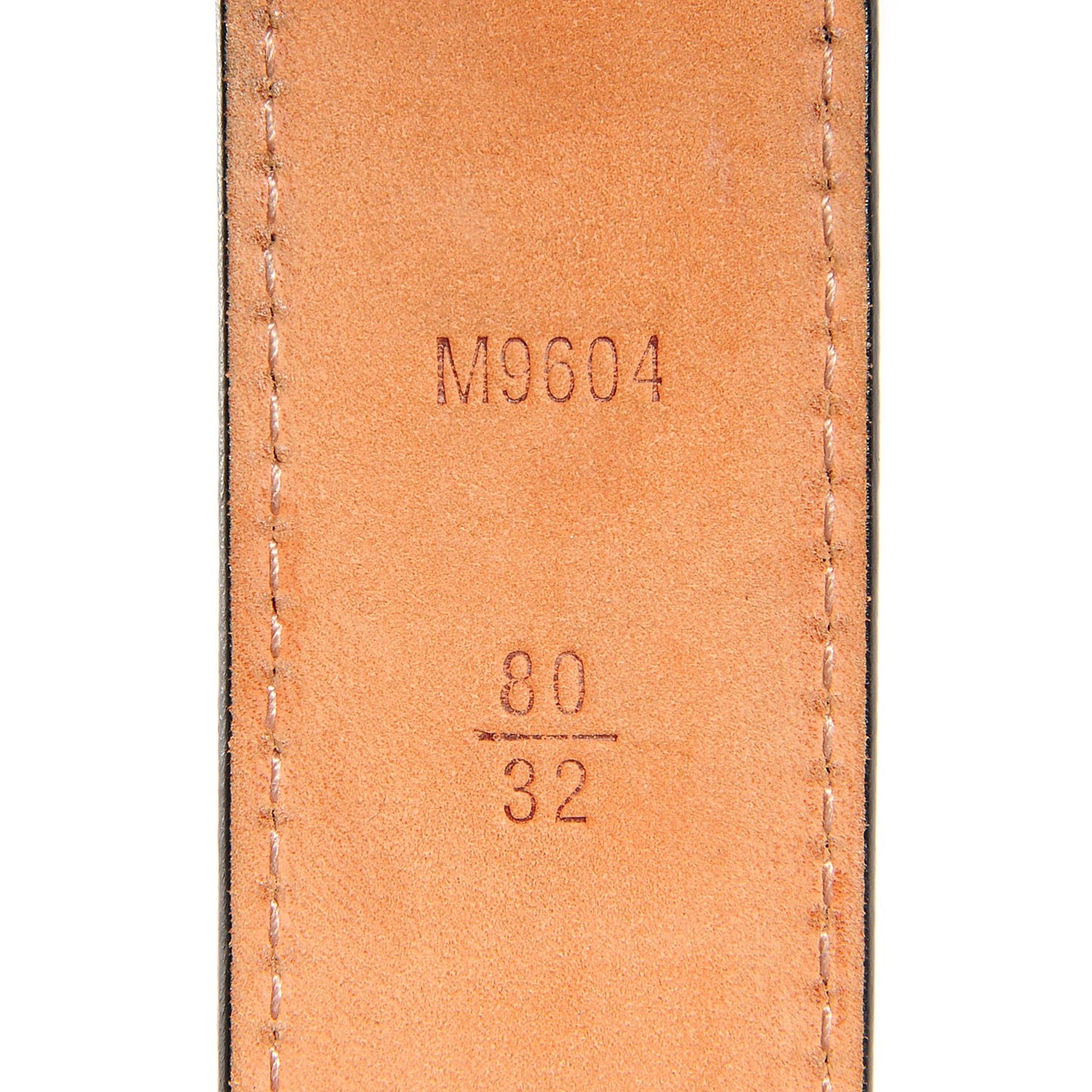 Epi Initials Belt 80 32 Black