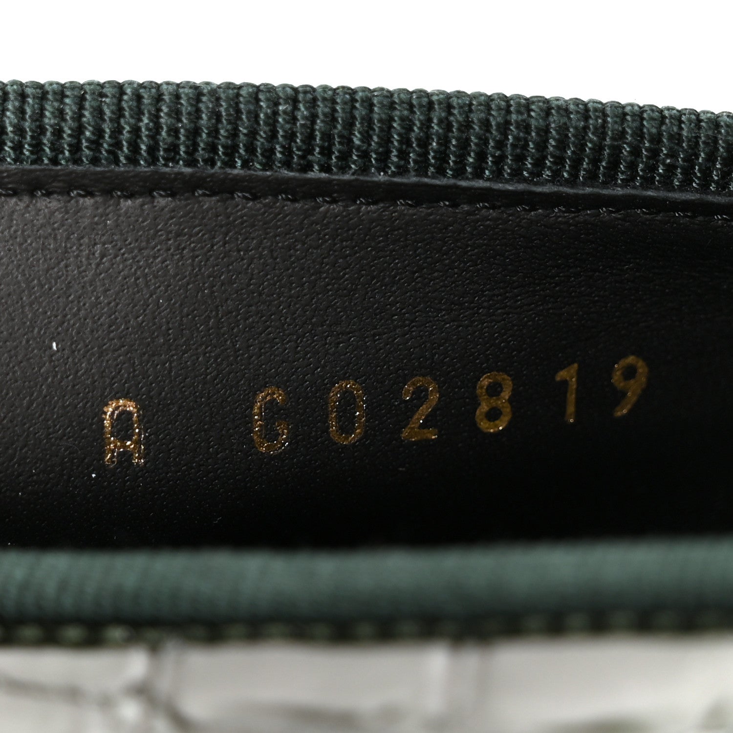 Chanel Patent Calfskin Crocodile Embossed Ballerina Flats 36.5 Dark Green Black 9 of 10