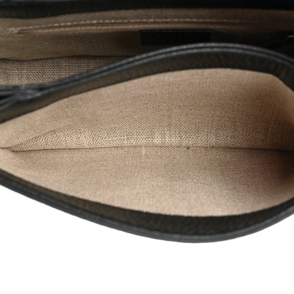 Gucci Dollar Calfskin Interlocking G Crossbody Bag Black 6 of 10