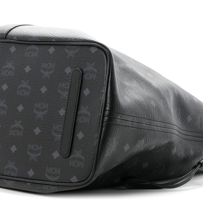 MCM Visetos Large Liz Reversible Shopper Tote Black 21 of 21