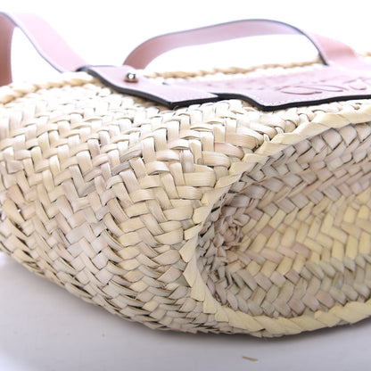 Loewe Raffia Small Basket Tote Bag Natural Tan 9 of 10