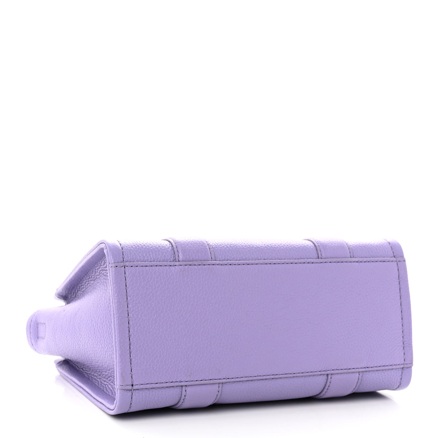 Grained Calfskin Small The Tote Bag Purple