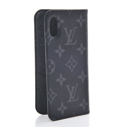 Louis Vuitton Monogram Eclipse iPhone X Folio Case 3 of 6