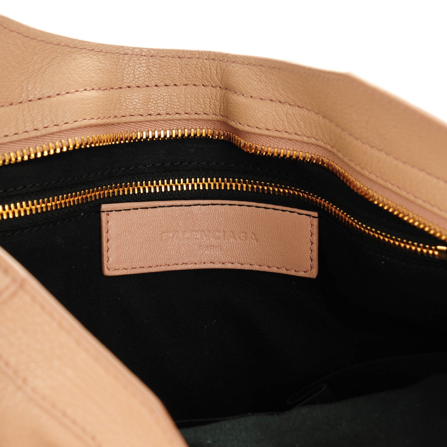 Balenciaga Chevre Gold Metallic Edge Hardware City Rose Des Sables 7 of 8