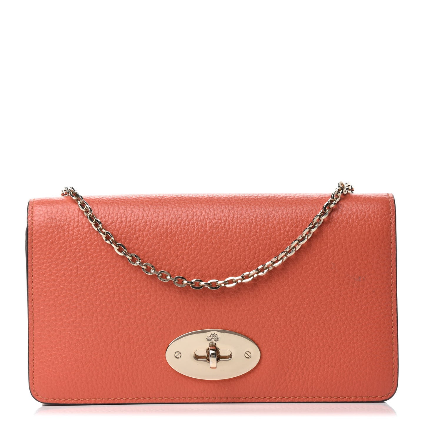 Grainy Print Bayswater Clutch Wallet Burnt Orange