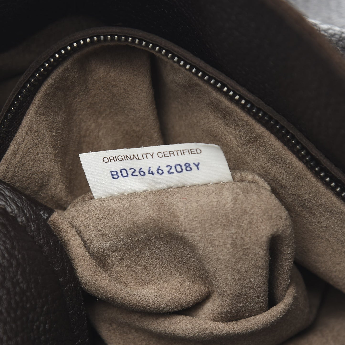 Cervo Deerskin Hobo Ebano