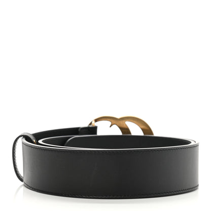 Gucci Calfskin Double G 40mm Belt 80 32 Black 2 of 6