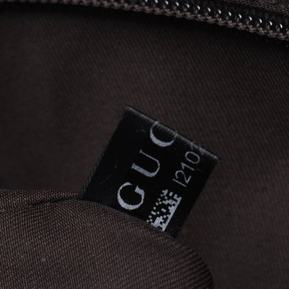 Gucci Monogram Web Small Flat Messenger Crossbody Dark Brown 9 of 18