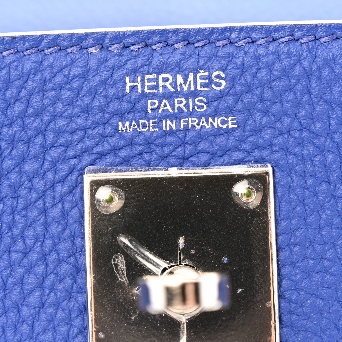 Togo Kelly Retourne 32 Bleu Electrique