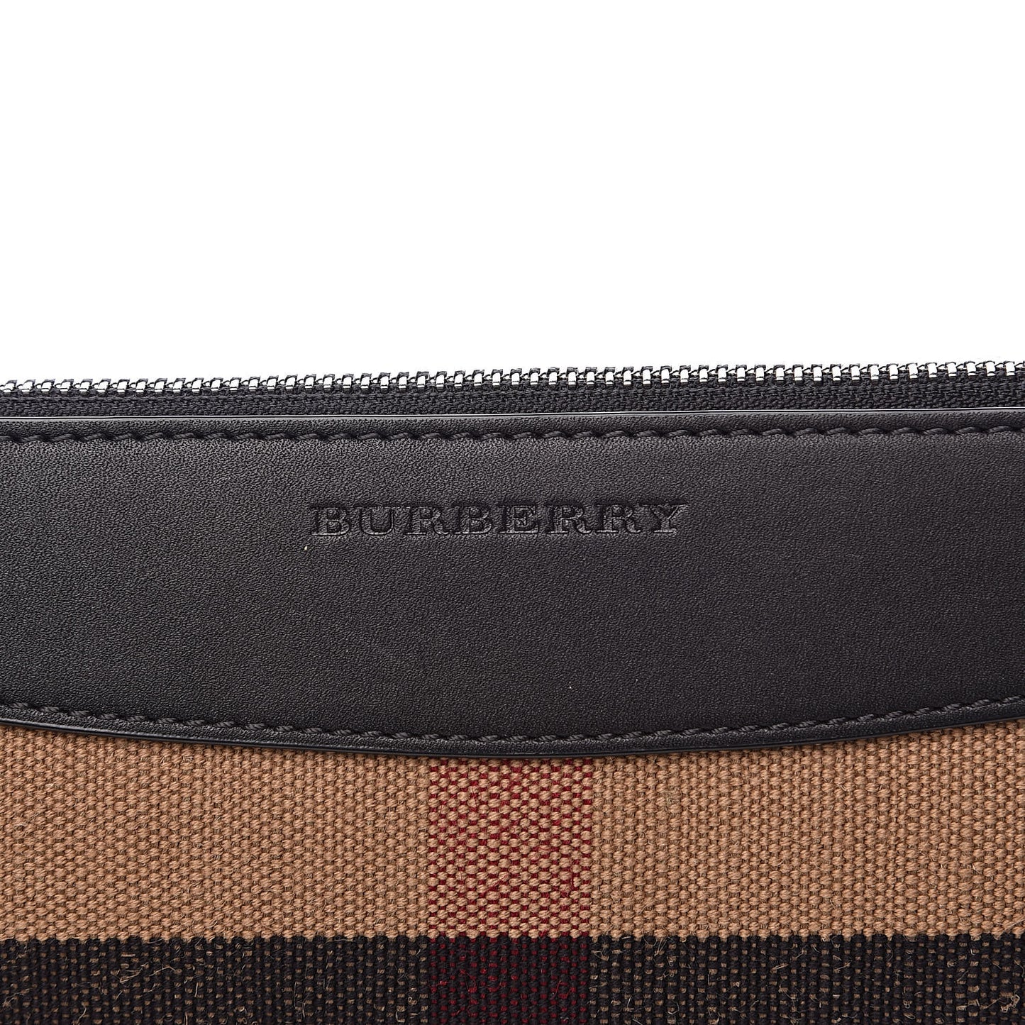 Mega Check Peyton Crossbody Clutch Bag Black