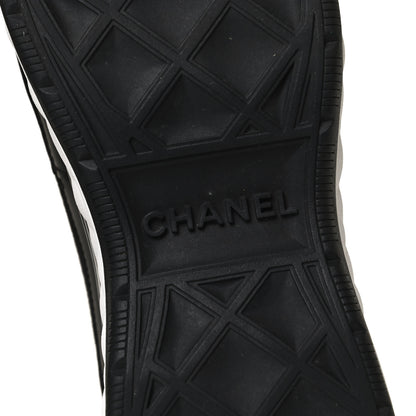 Chanel Velvet Calfskin Mixed Fibers CC Sneakers 37 Black 8 of 11