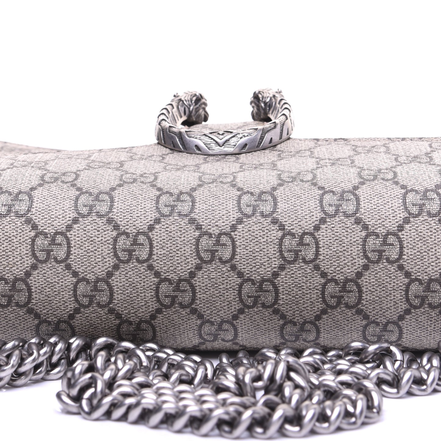 GG Supreme Monogram Small Dionysus Shoulder Bag Taupe