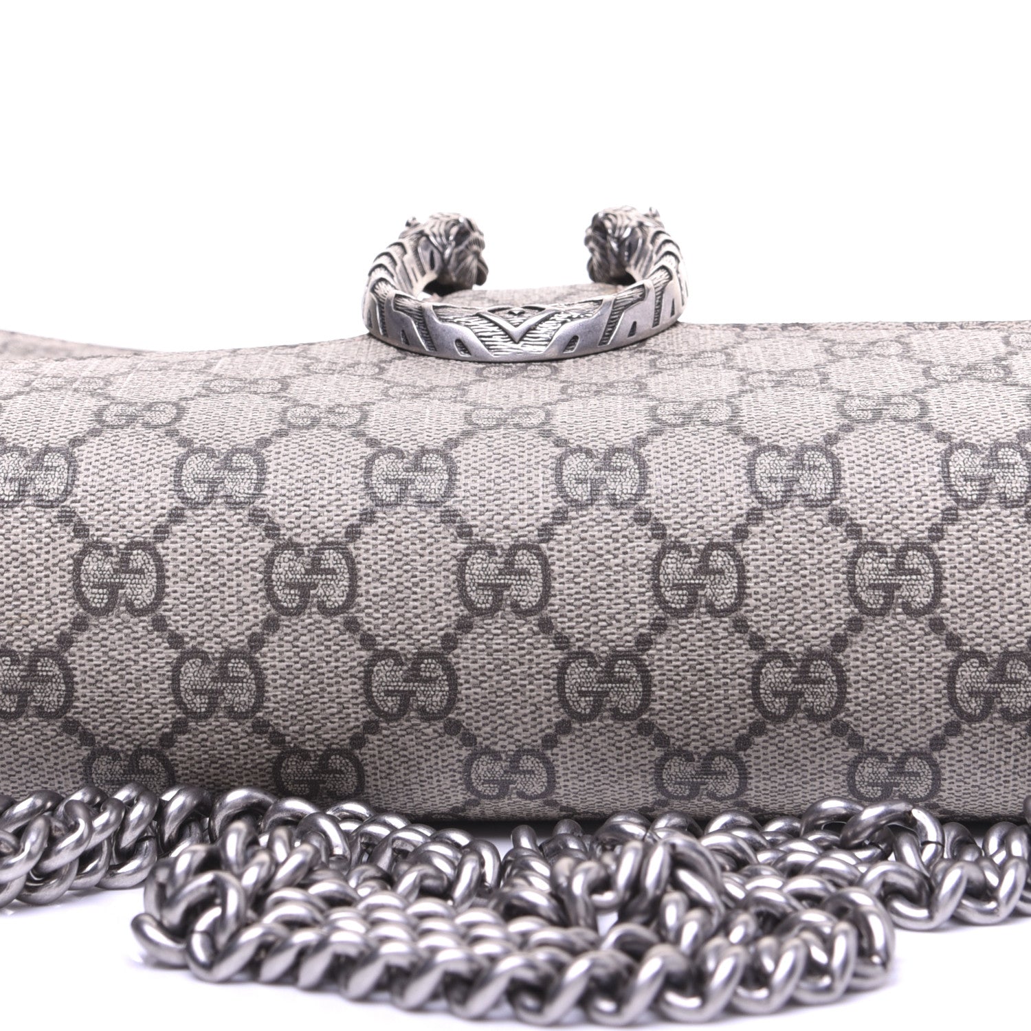 Gucci GG Supreme Monogram Small Dionysus Shoulder Bag Taupe 12 of 17
