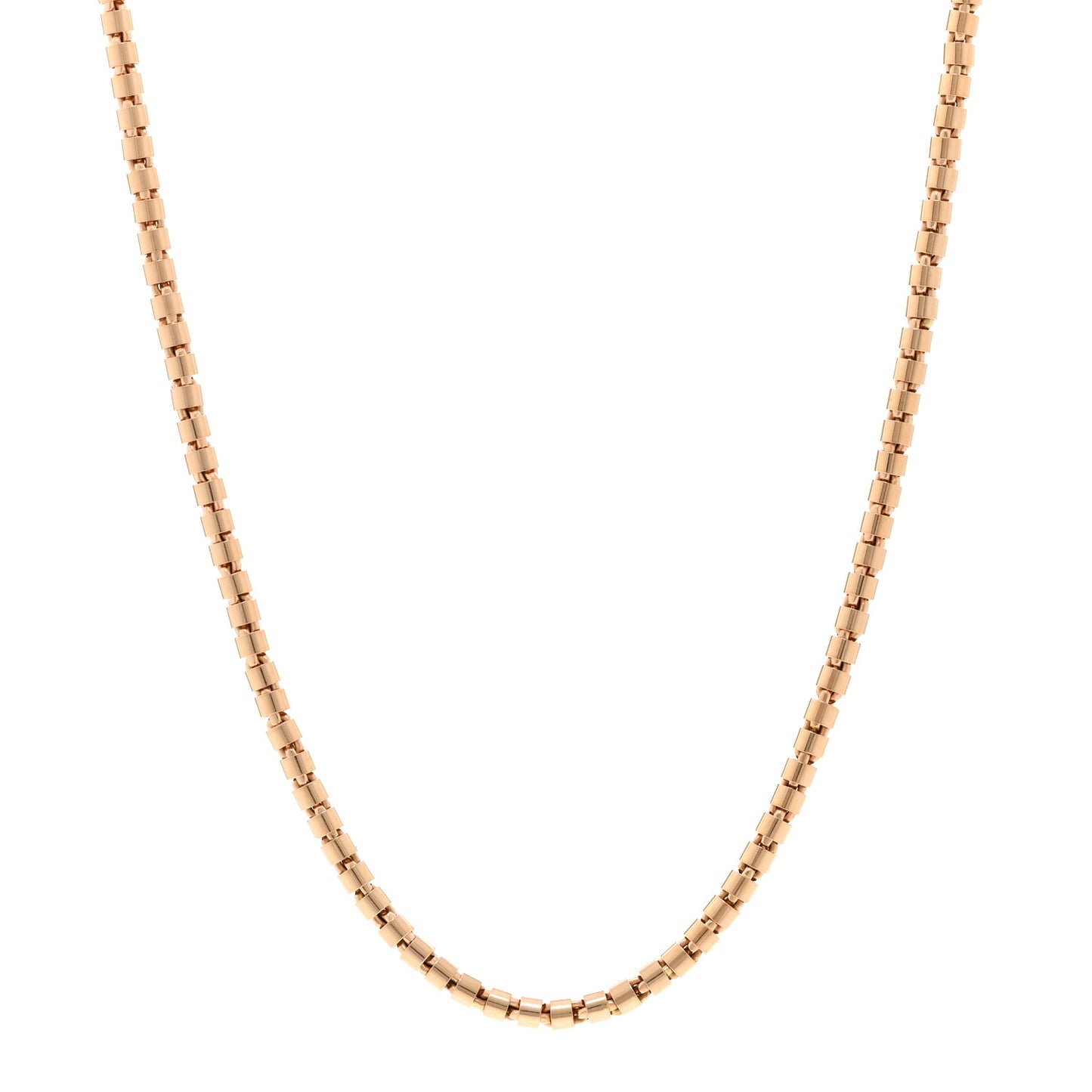 18K Rose Gold 3mm Chain Necklace