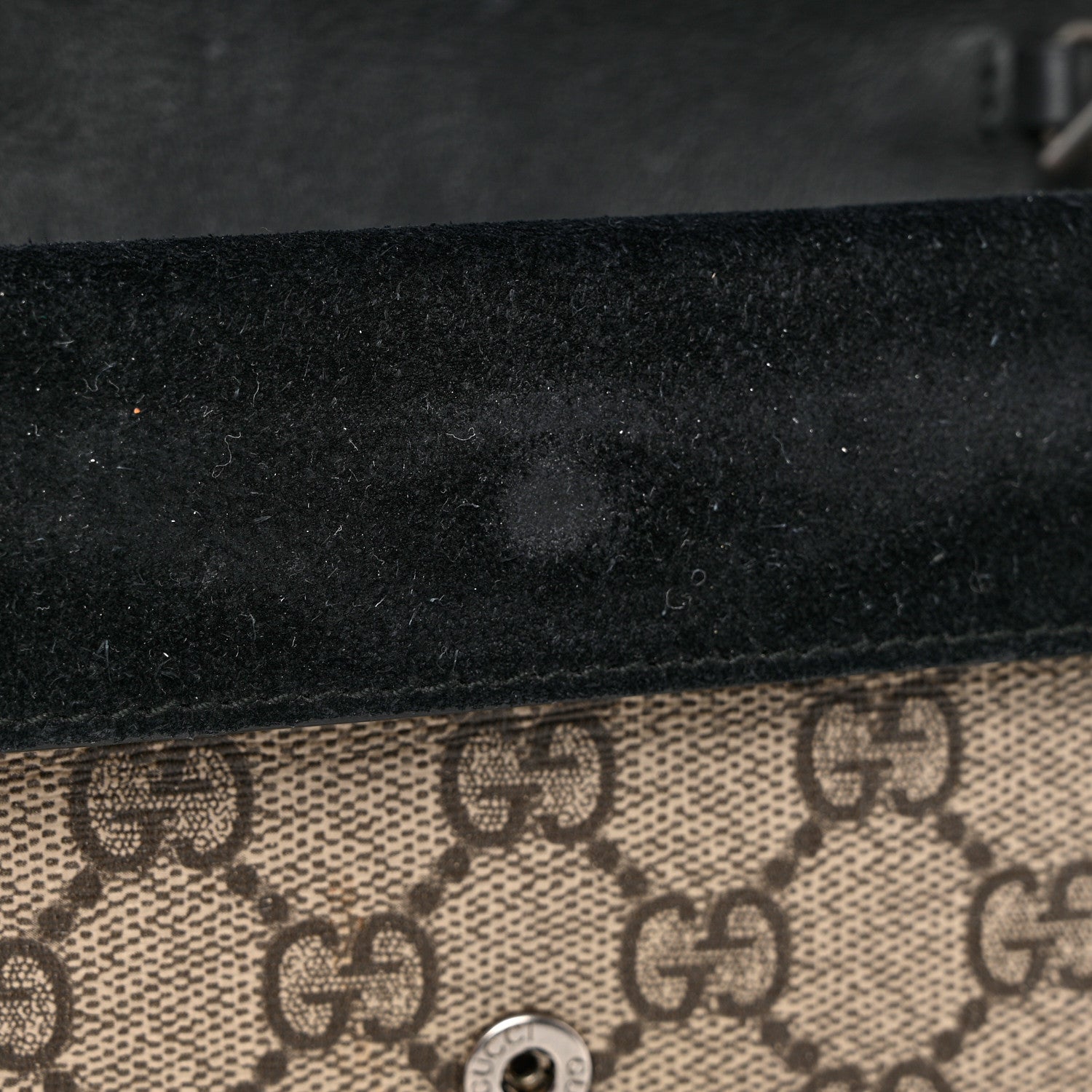 Gucci GG Supreme Monogram Super Mini Dionysus Shoulder Bag Black 7 of 7