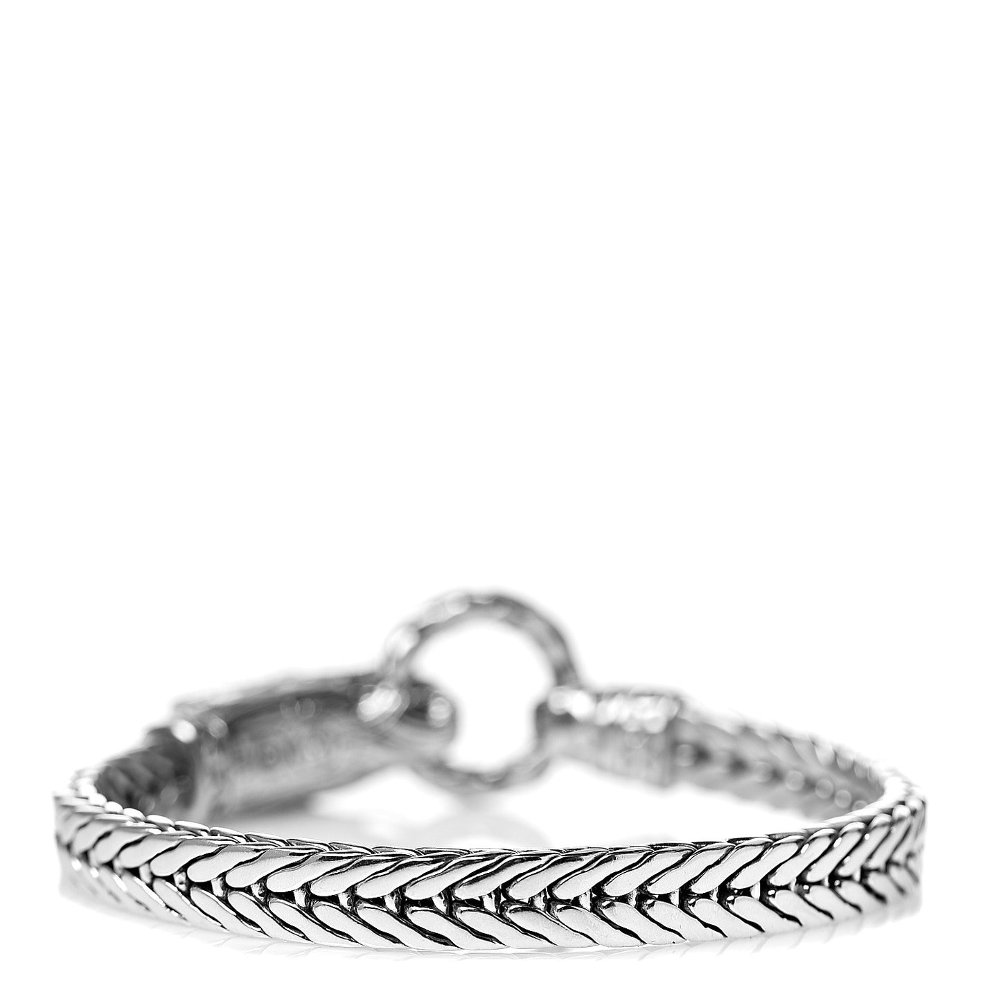 Sterling Silver White Sapphire Dragon Head Bracelet