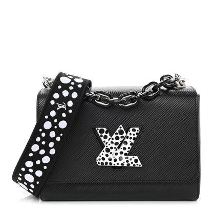 Louis Vuitton LV x YK Epi Infinity Dots Twist Shoulder Bag MM Black 3 of 9