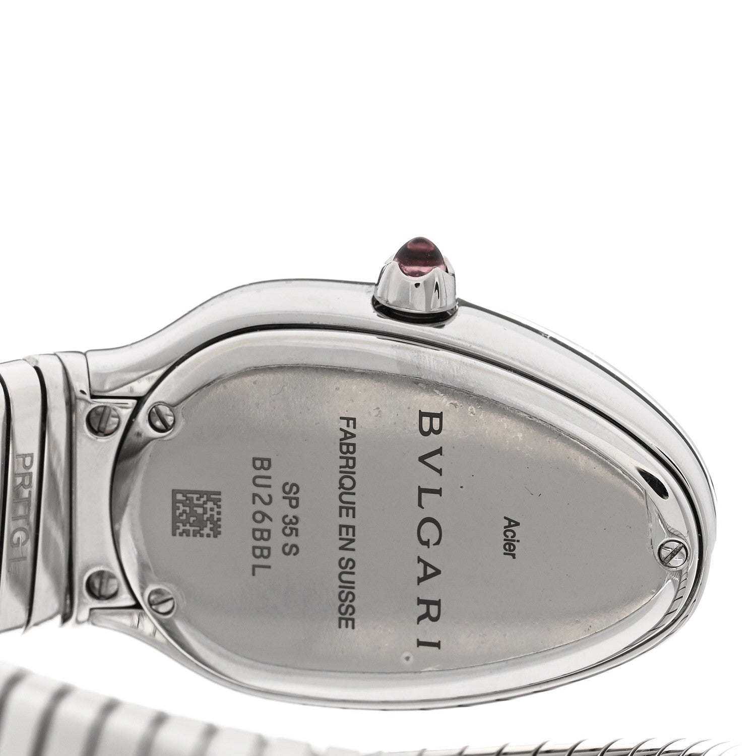 Bulgari Stainless Steel 35mm Serpenti Tubogas Quartz Watch Black 4 of 5